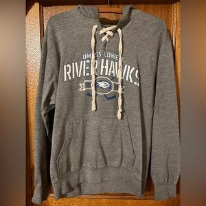 Gray UMass Lowell Riverhawks Men's Sweatshirt